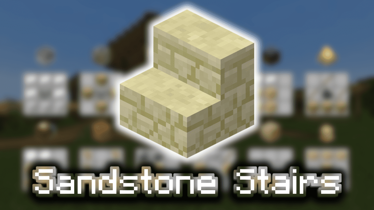 Sandstone Stairs in Minecraft