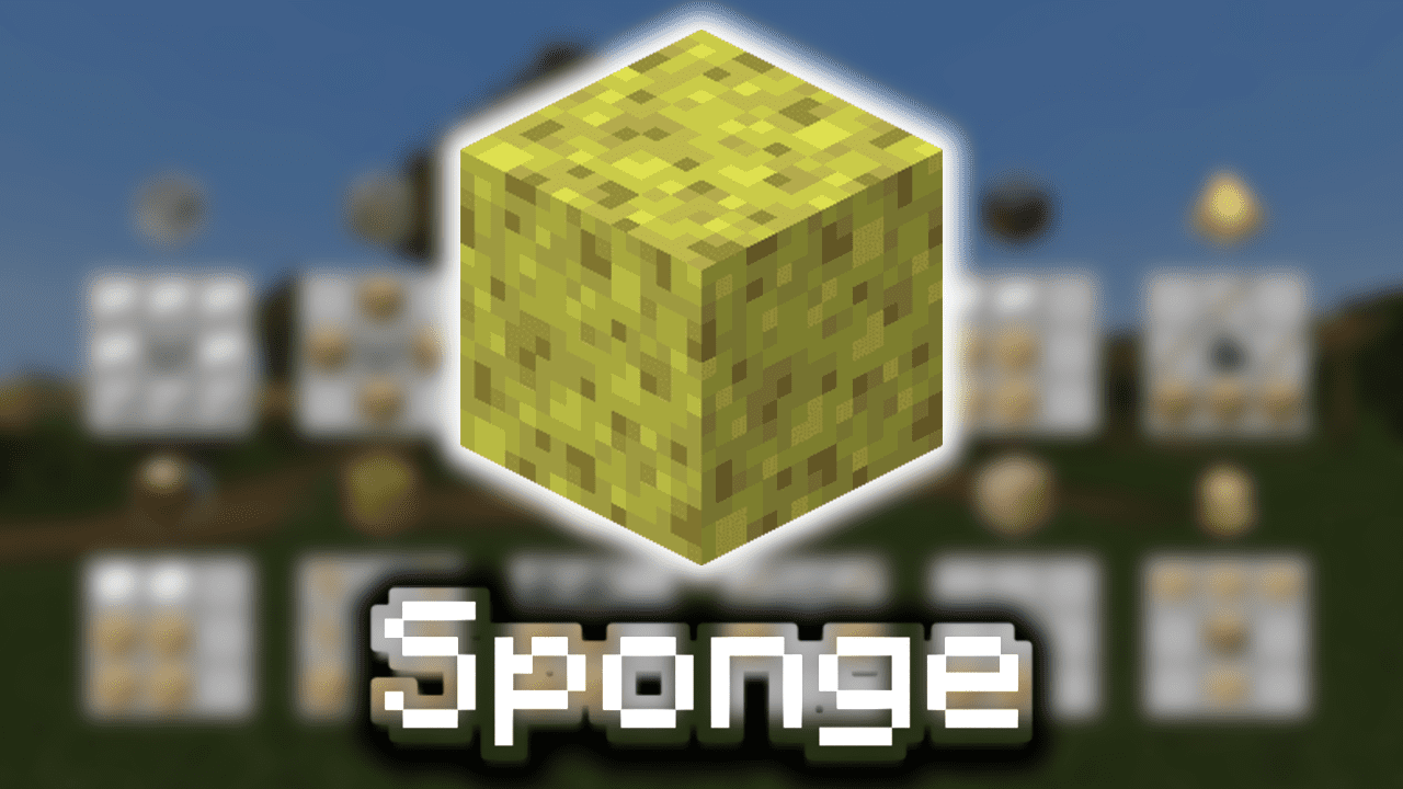 Most Efficient Way To Use Sponges Minecraft at Marilynn Colburn blog