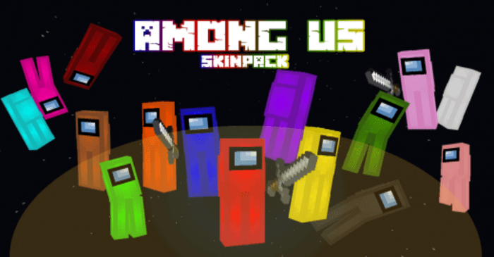 Among Us addon for Minecraft PE 1.19.81