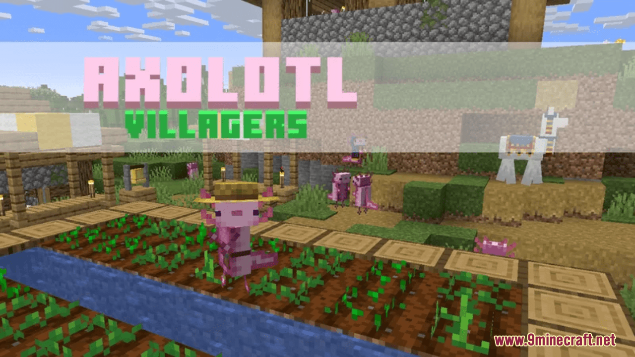 04AM's Axolotls Remastered [1.19.x] Minecraft Texture Pack