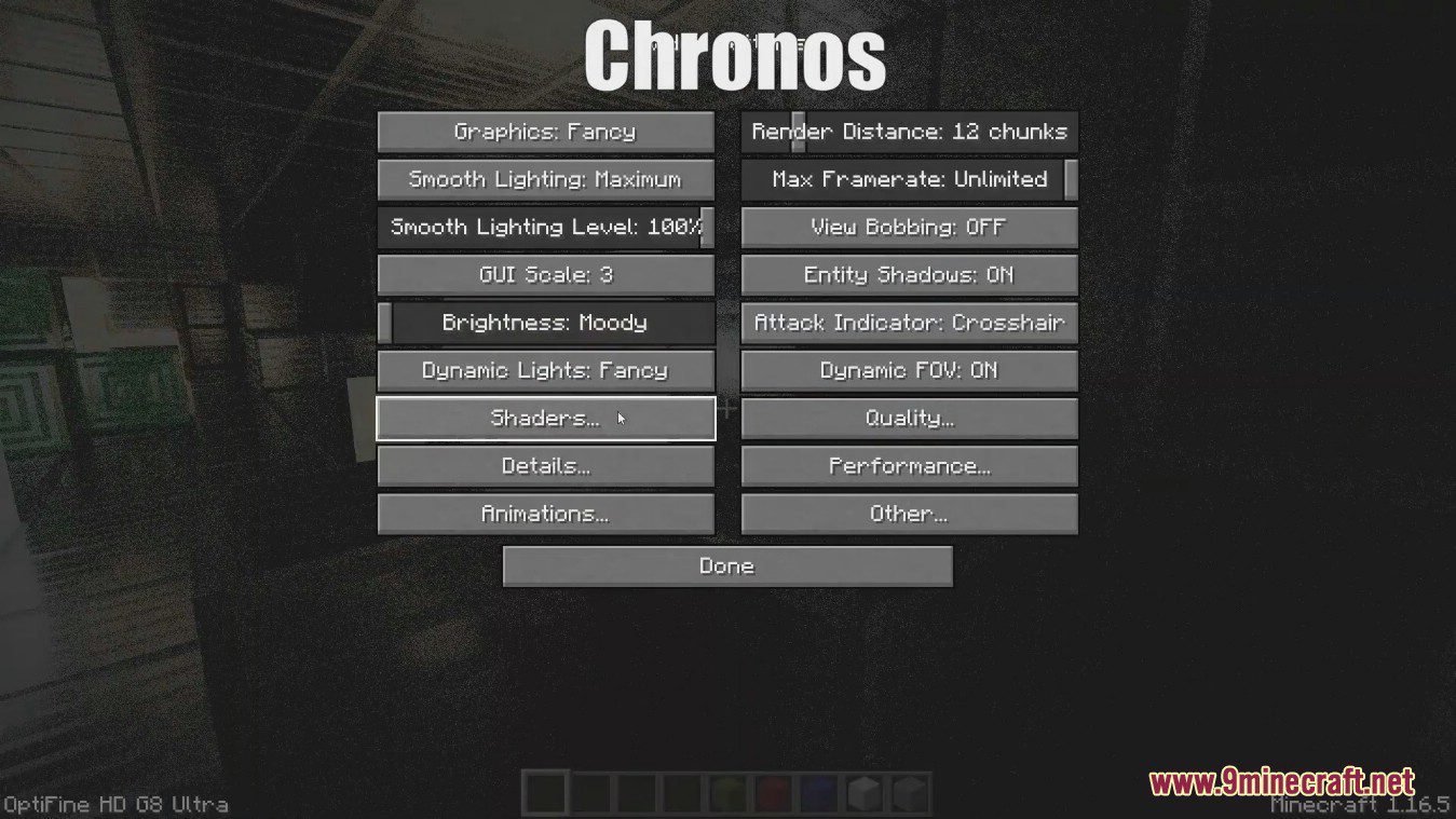 Chronos Shaders 1.20.4 → 1.20