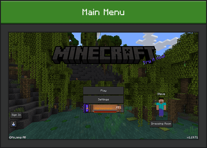 Minecraft, but with the original Pocket Edition UI and interface. : r/ Minecraft