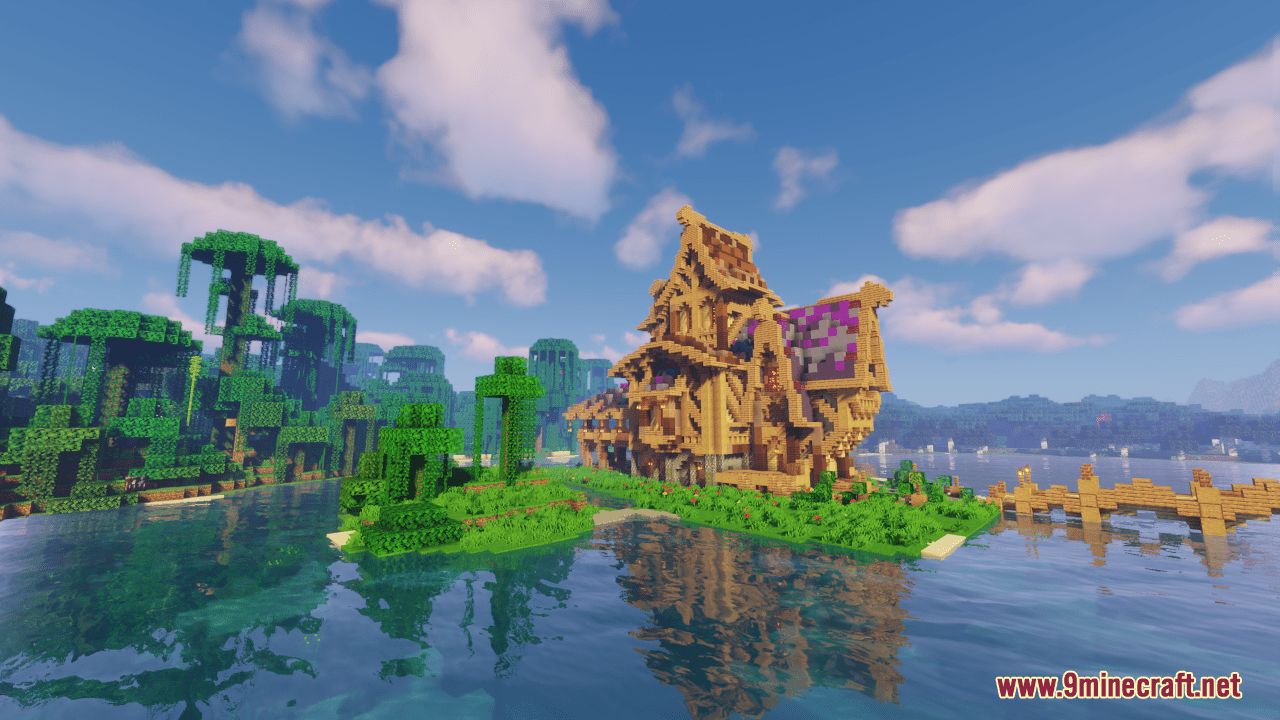 Casa Medieval Fantastico Minecraft Map