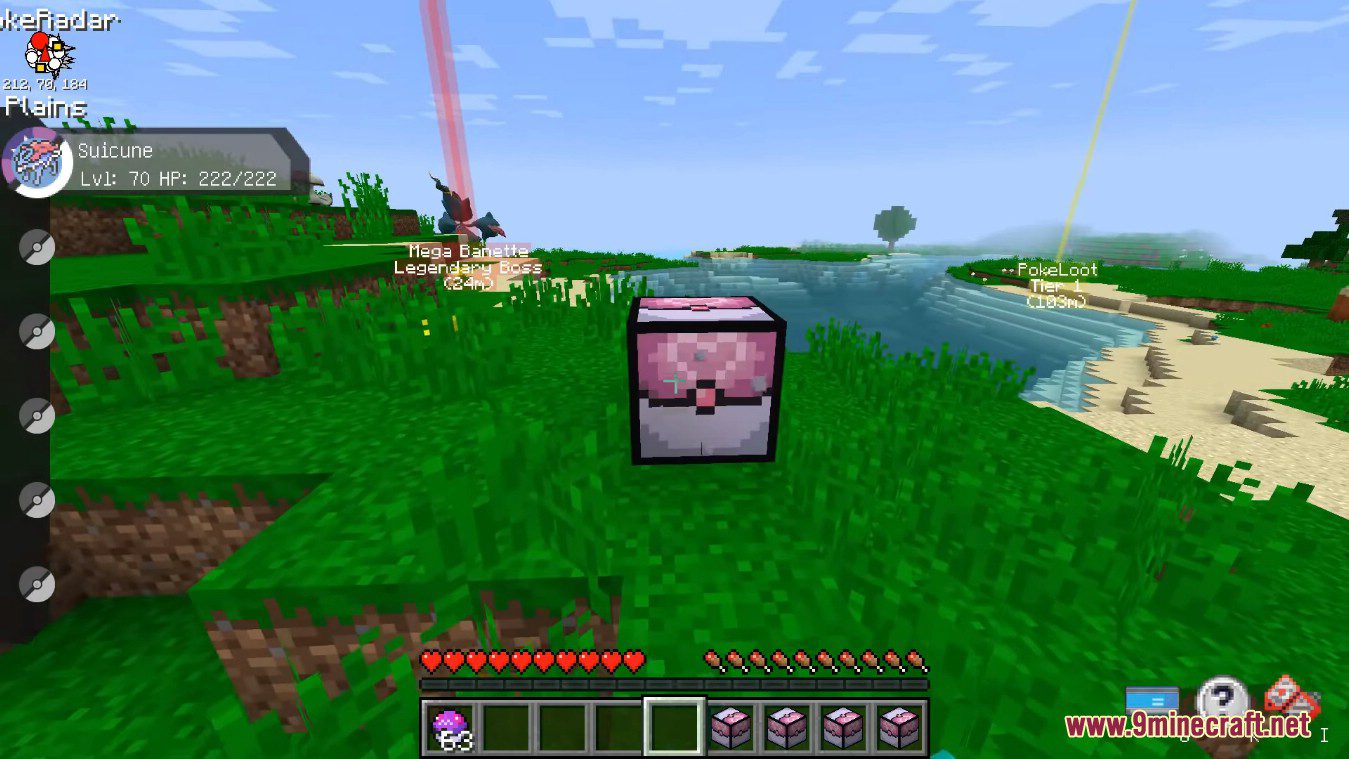 Pink Pixelmon Lucky Block Mod (1.10.2) - Get Random Pokemon - 9Minecraft.Net