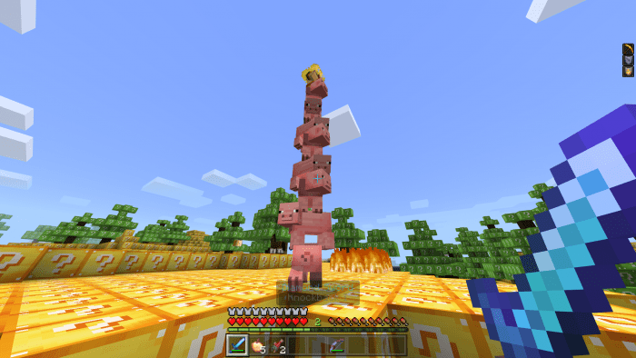 Minecraft lucky block survival 1 :)