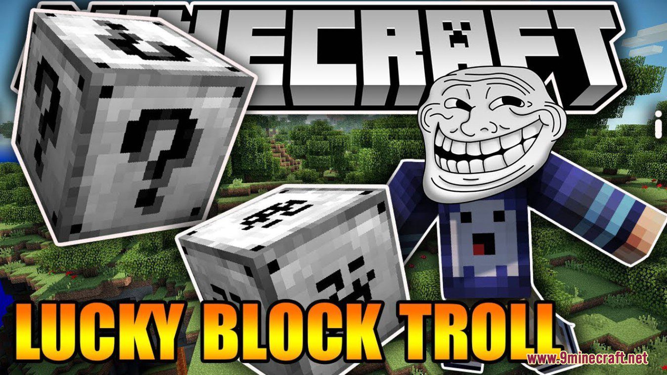 Ultimate LUCKY BLOCK MOD(50 new DROPS,Bosses,trollish DROPS and