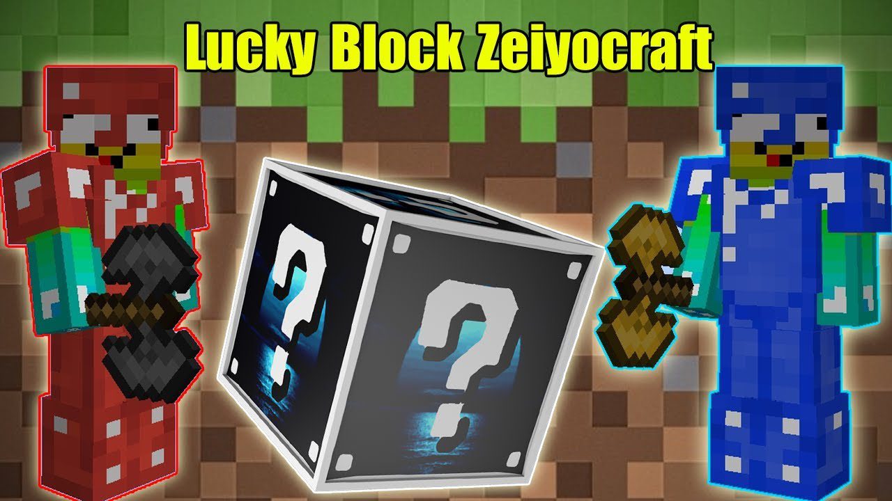 Zeiyocraft Lucky Block Mod (1.12.2) - Ruby, Sapphire, Bronze 