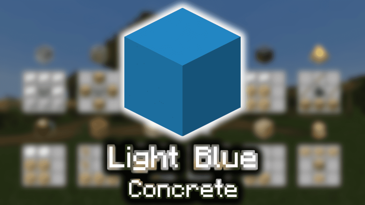 Light Blue Concrete Wiki Guide
