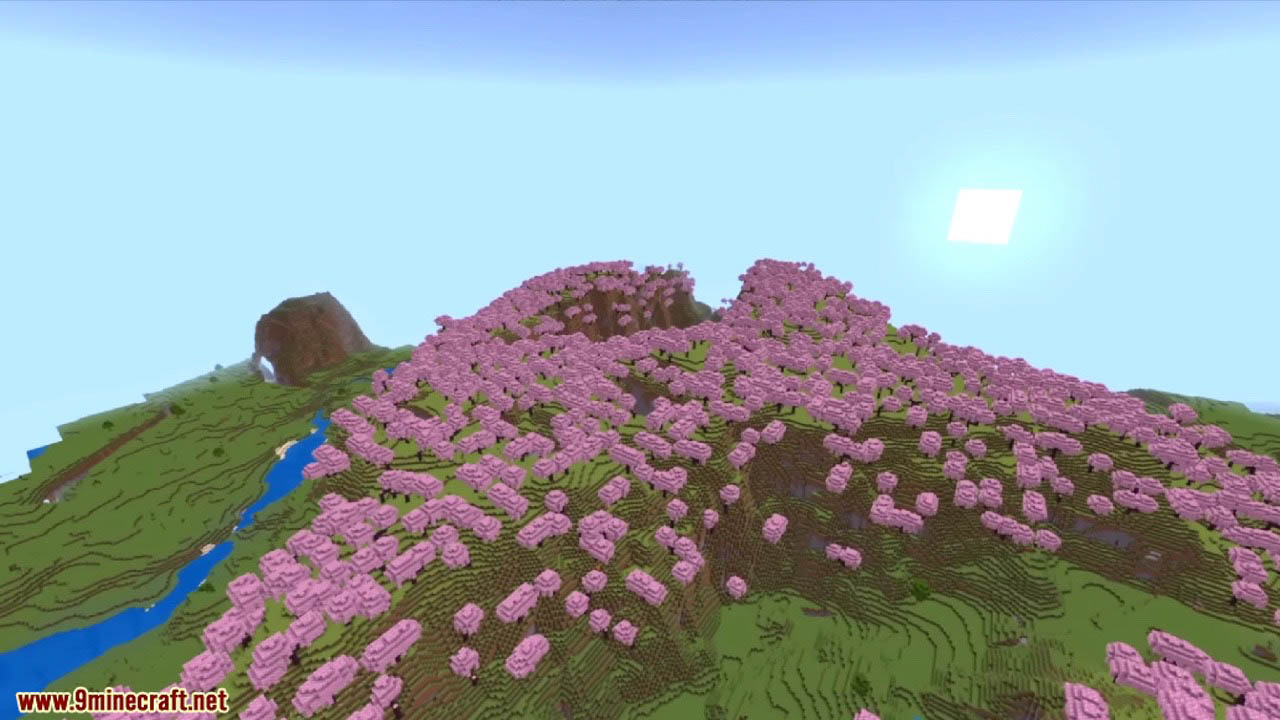 Novo bioma do Minecraft! #minecraft #natysume #bioma #cherryblossom #m