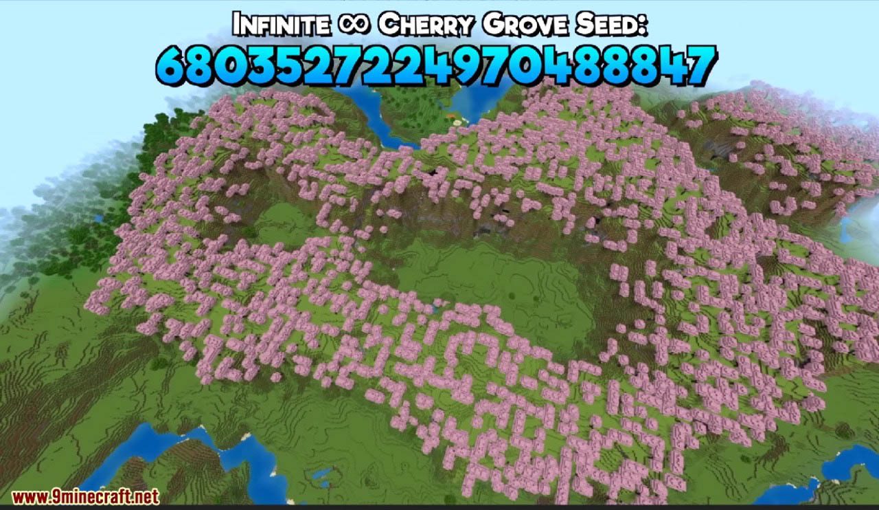 Novo bioma do Minecraft! #minecraft #natysume #bioma #cherryblossom #m