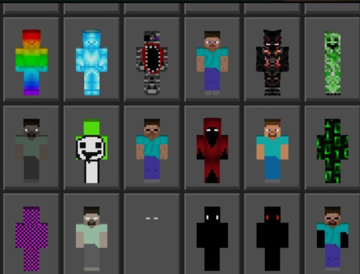 Creepypastas Skin Pack (1.20, 1.19) - MCPE/Bedrock