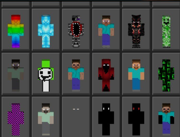 Creepypastas Skin Pack (1.20, 1.19) - MCPE/Bedrock 