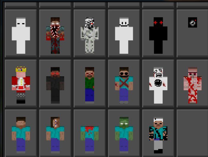 Creepypastas Skin Pack (1.20, 1.19) - MCPE/Bedrock 