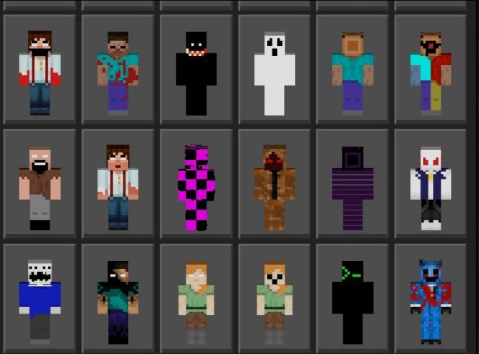 evil bacon hair (creepypasta) Minecraft Mob Skin