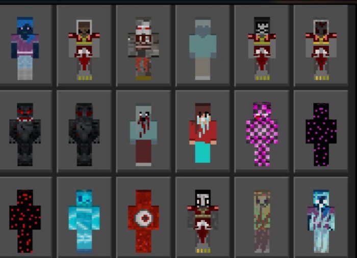 Creepypastas Skin Pack (1.20, 1.19) - MCPE/Bedrock 