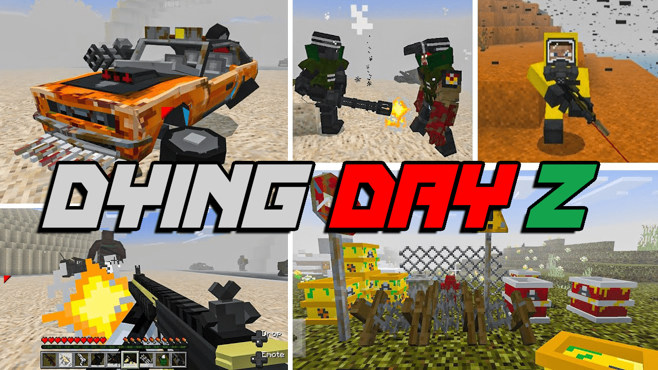 Dying DayZ Apocalypse Addon (1.20, 1.19) - MCPE/Bedrock Mod.
