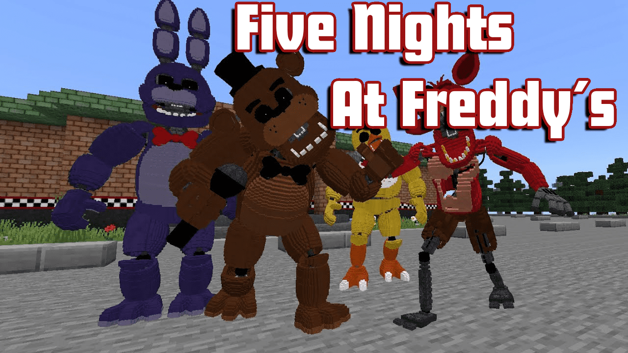 Five Night At Freedy :Security Breach Addon Mcpe/Mcbe. Minecraft Mod