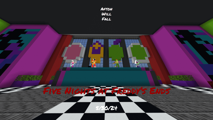 Five Night's At Freddy's Map + Events Beta 0.2.0 [Bedrock] Minecraft Map