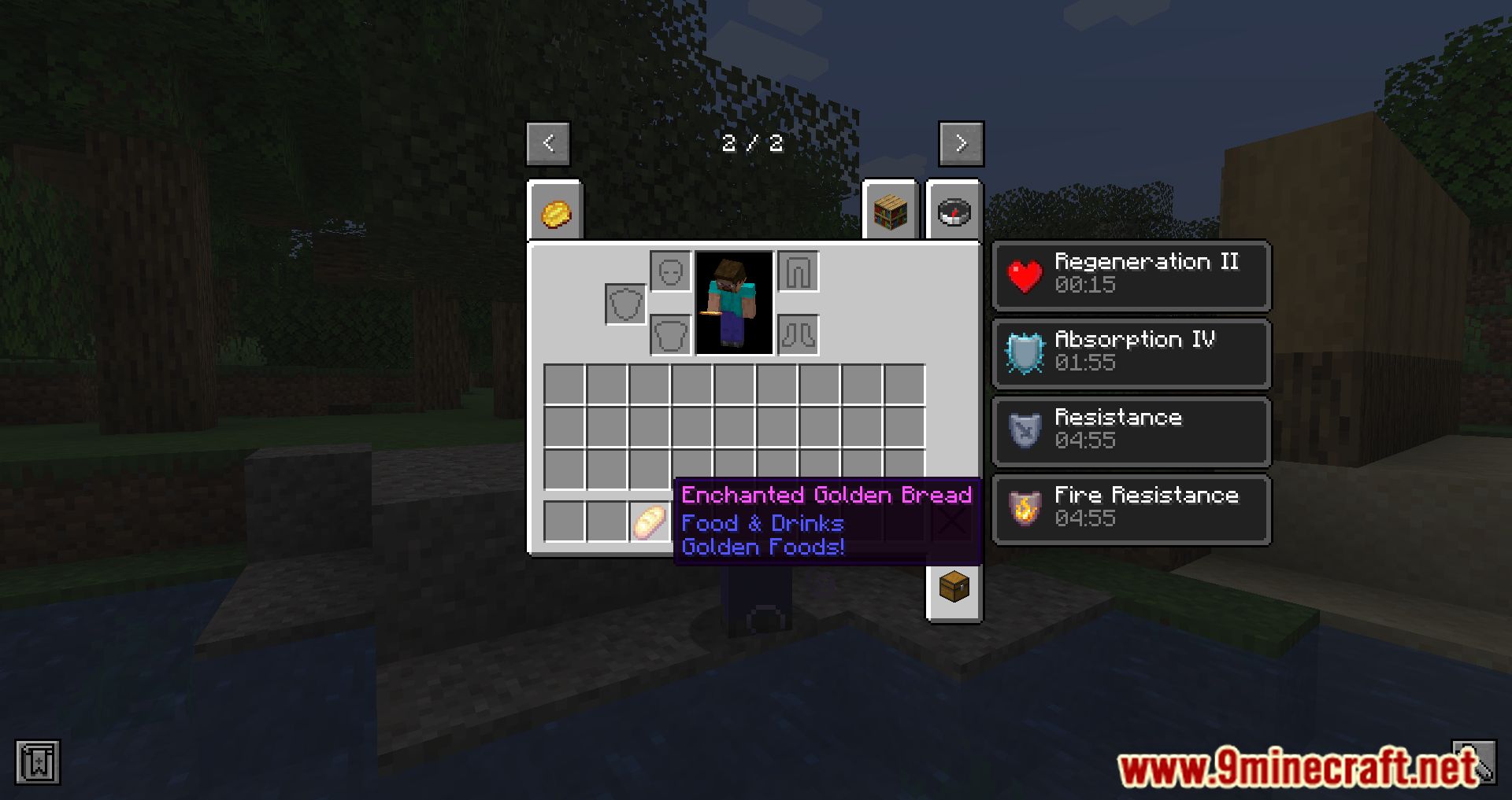 Golden Food Minecraft Texture Pack