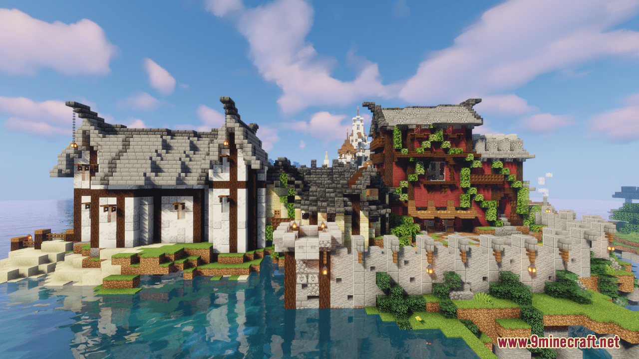 CloseeDBr on X: Minecraft Casa de Porto (Medieval)  Porto House (Medieval)   Espero que curtão essa construção ♥♥♥ I hope you  enjoy this construction ♥♥♥  / X