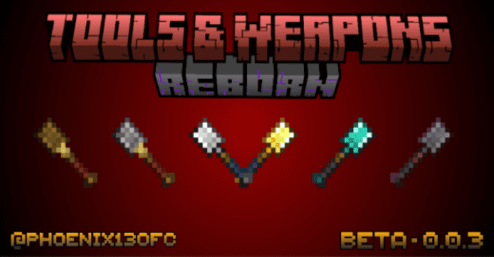 New Swords and Tools addon for Minecraft PE 1.20.15