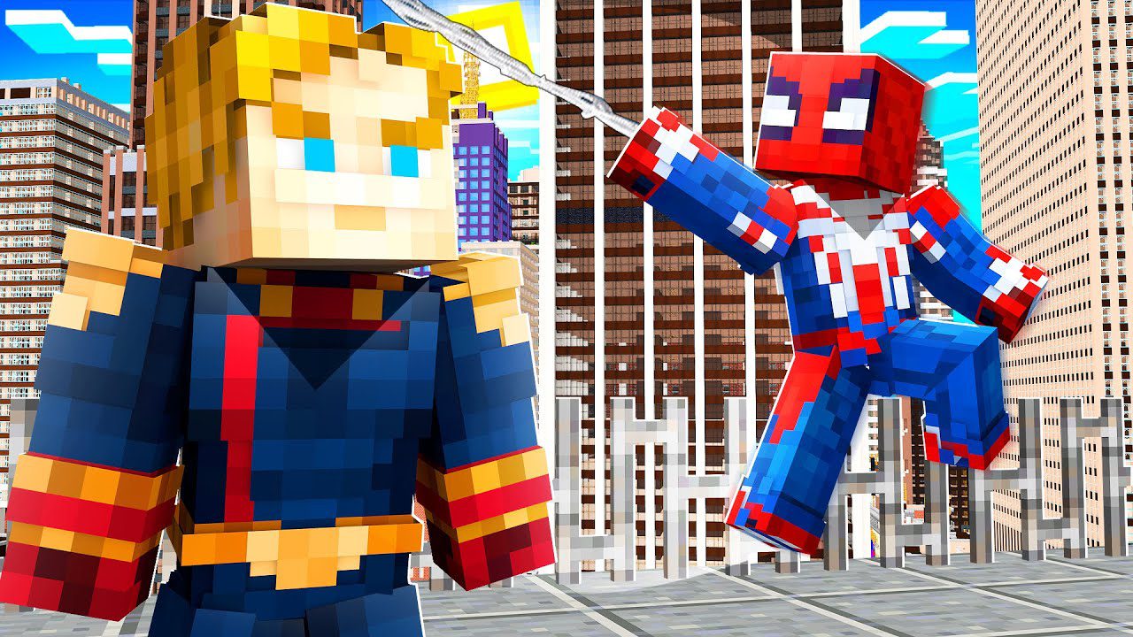 Minecraft fisk superheroes