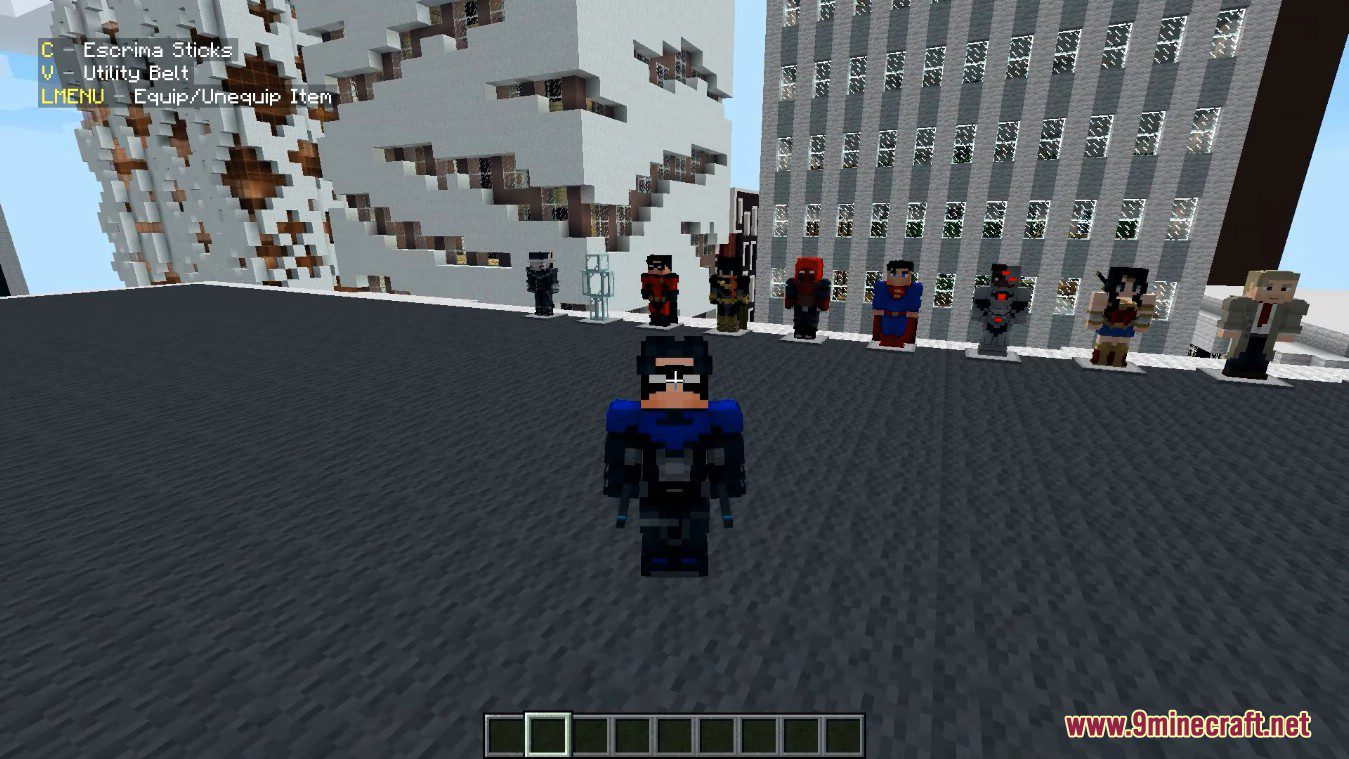 TG Heroes for Fisk Superheroes (Beastboy, M.O.D.O.K., Telepaths, Winged  Heroes and Morbin' Time in new update) Minecraft Mod