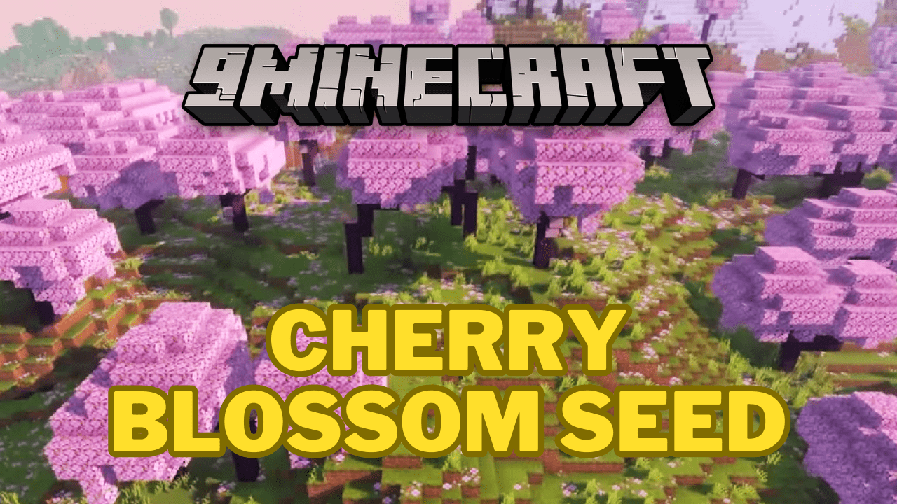 Awesome Cherry Blossom Near Spawn Seeds For Minecraft (1.20.4, 1.19.4