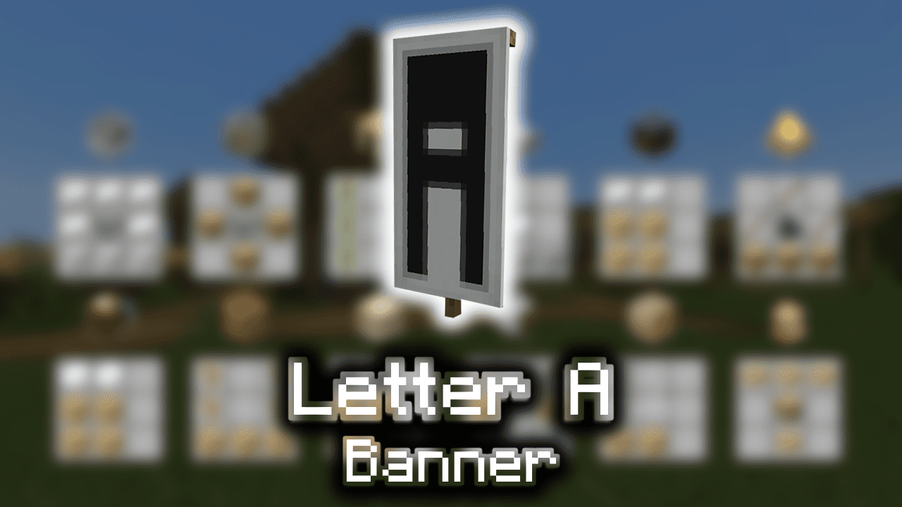 Letter A Banner Wiki Guide 9Minecraft Net how-to-make-a-book-banner-in-minecraft-youtube