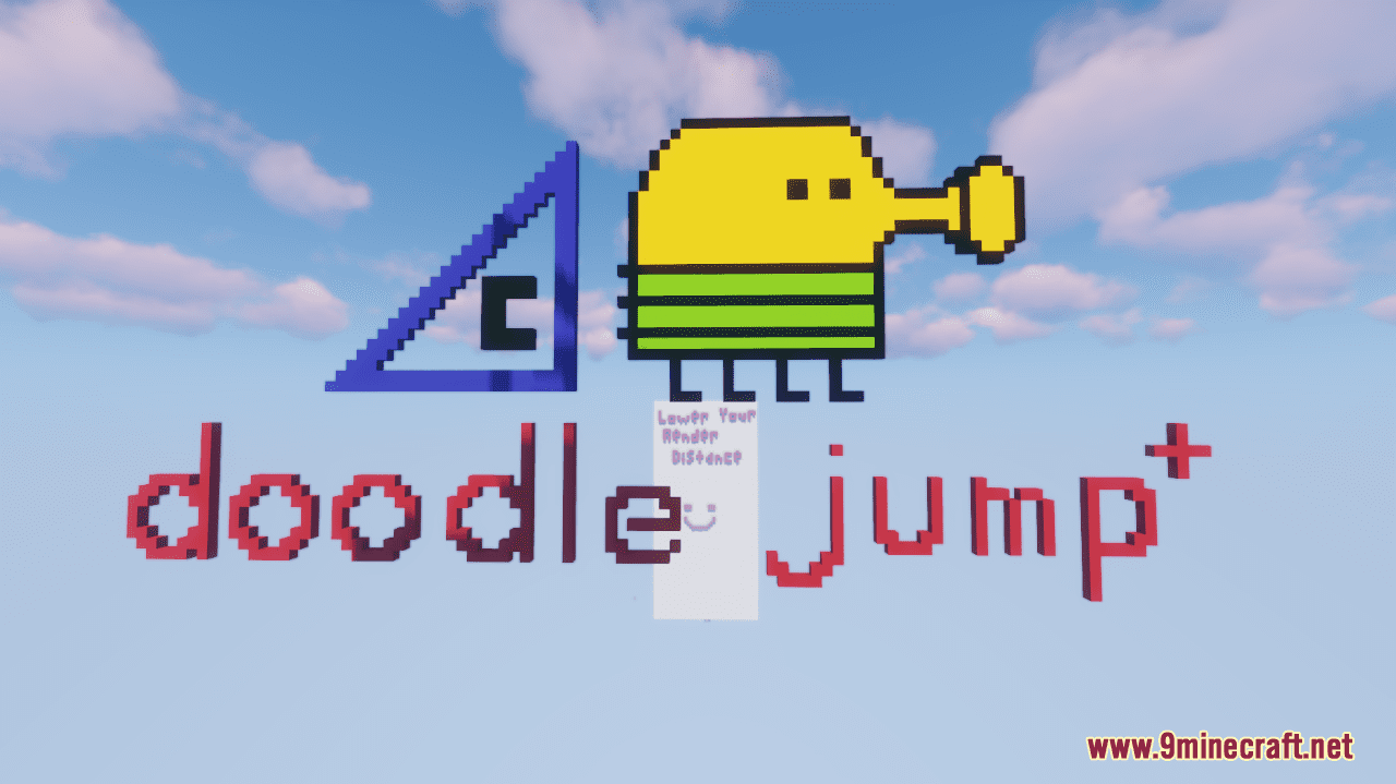 Doodle Jump Plus Map (1.20.2, 1.19.4) - Recreated Parkour Game