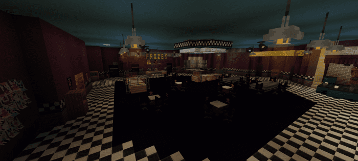 FNAF Movie Set (Interior & Exterior) (Mods) (FNAF) Minecraft Map