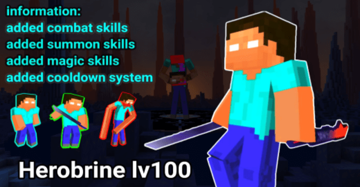 HEROBRINE Skin for MCPE Apk Download for Android- Latest version -  com.herobrineskins.herobrine