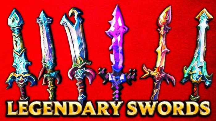 3 NEW SWORD Addons  Bedrock/MCPE/Xbox Minecraft 