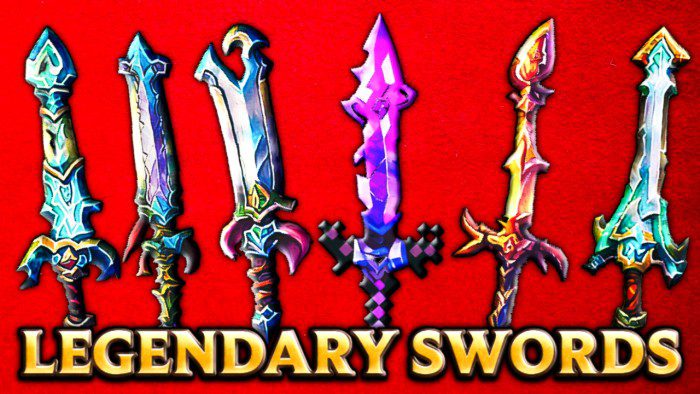 Legendary Swords Addon (1.20, 1.19) - MCPE/Bedrock Mod 