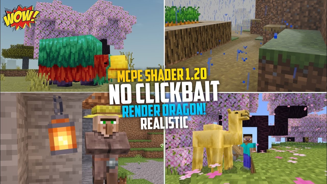 New Shader Mcpe 1.20.30+ ☺️