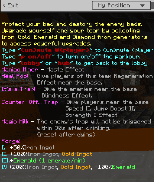 Novo servidor de bed wars para mcpe !! 