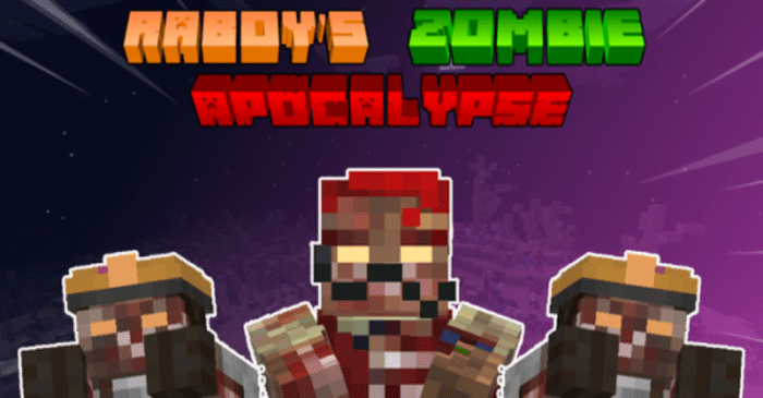 Zombie Apocalypse v2 Add-On!!! for MCPE/Win10 0.16.0/0.17.0