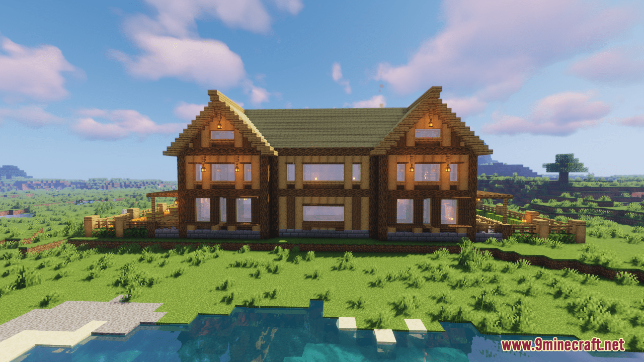 Casa de Carvalho Simples  Oak House (Simple) Minecraft Map
