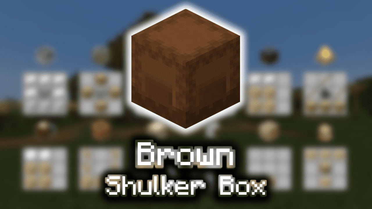 Brown Shulker Box Wiki Guide