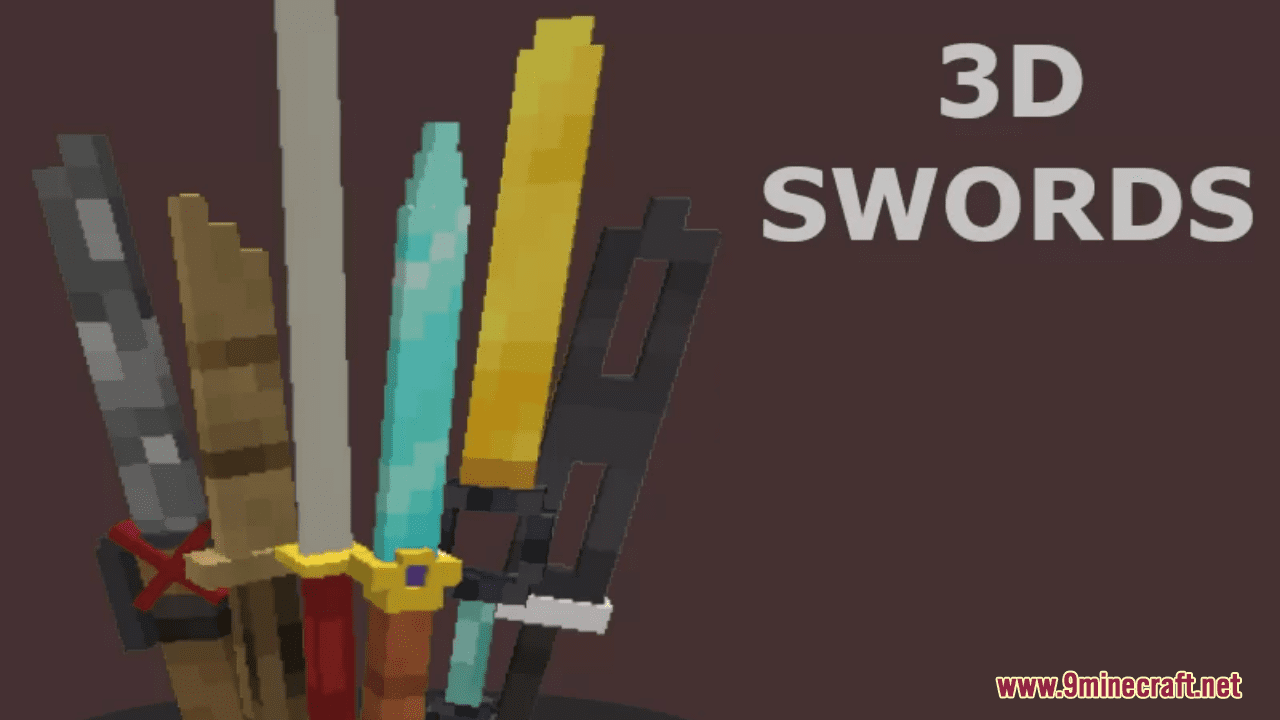 New 3d Swords Minecraft Texture Pack