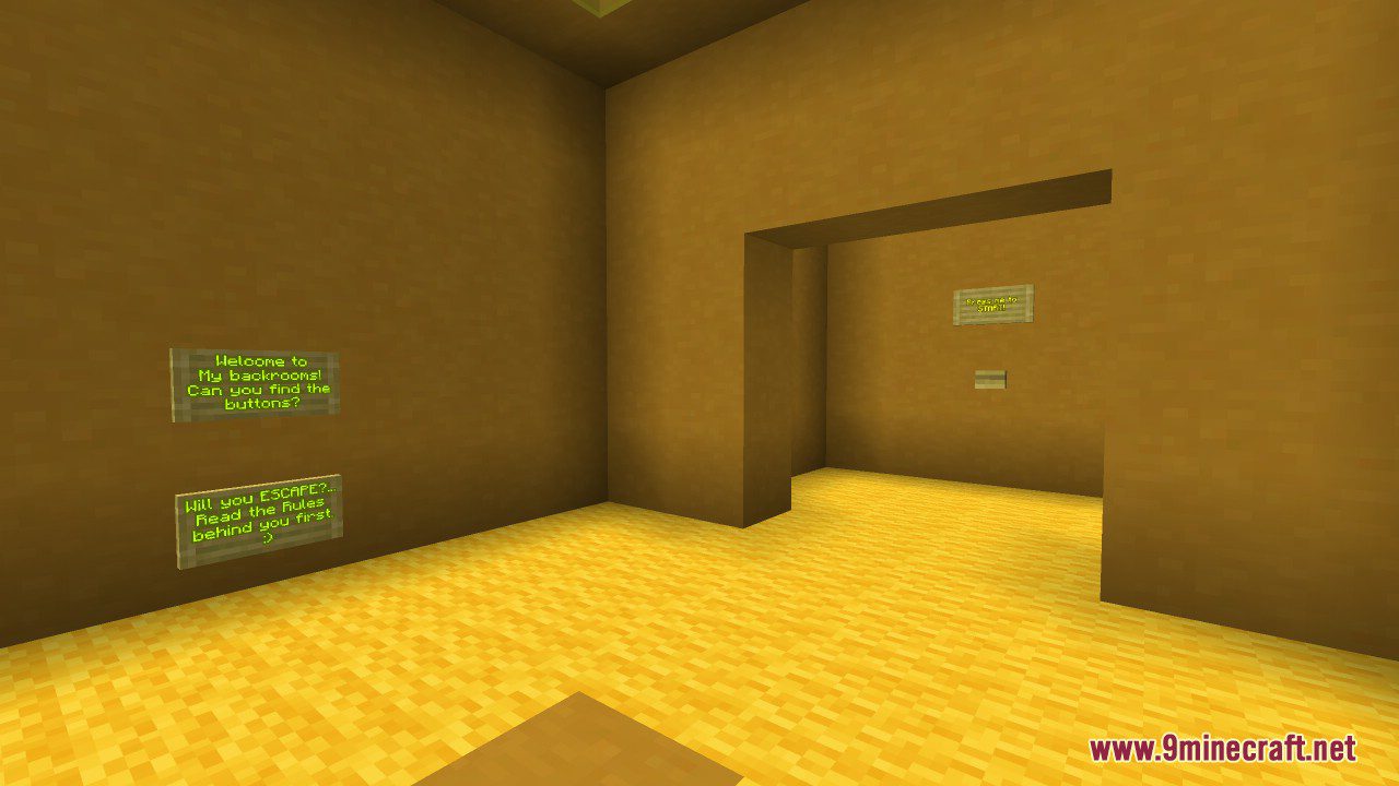 Survive the Backrooms: Hunted Update Minecraft Map