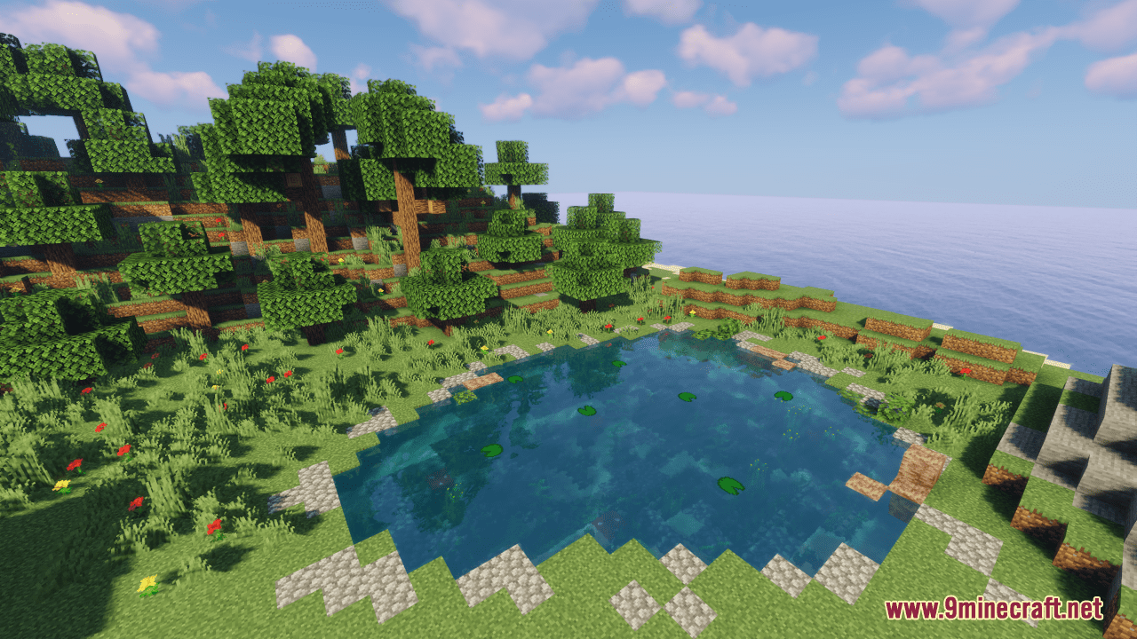 Eye of the Earth Map (1.20.2, 1.19.4) - Splendid Survival Island 