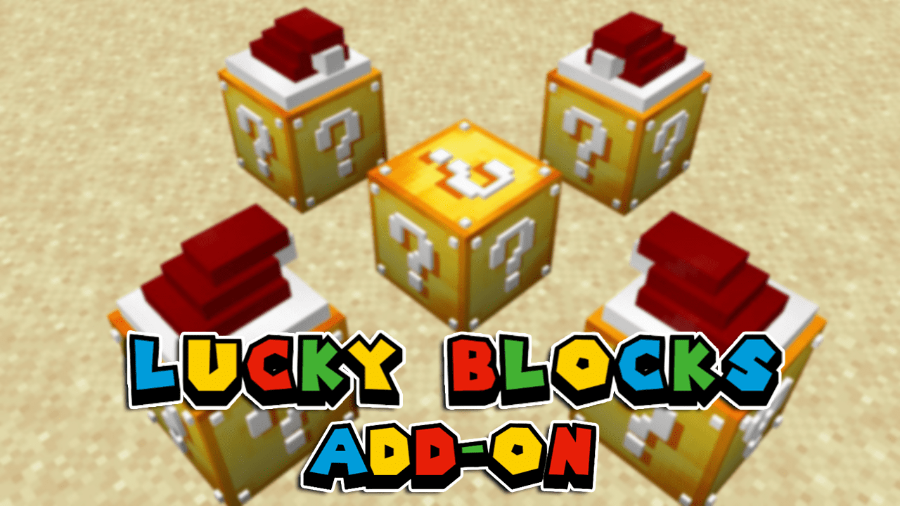 Lucky block Mod for pocket edition APK + Mod for Android.