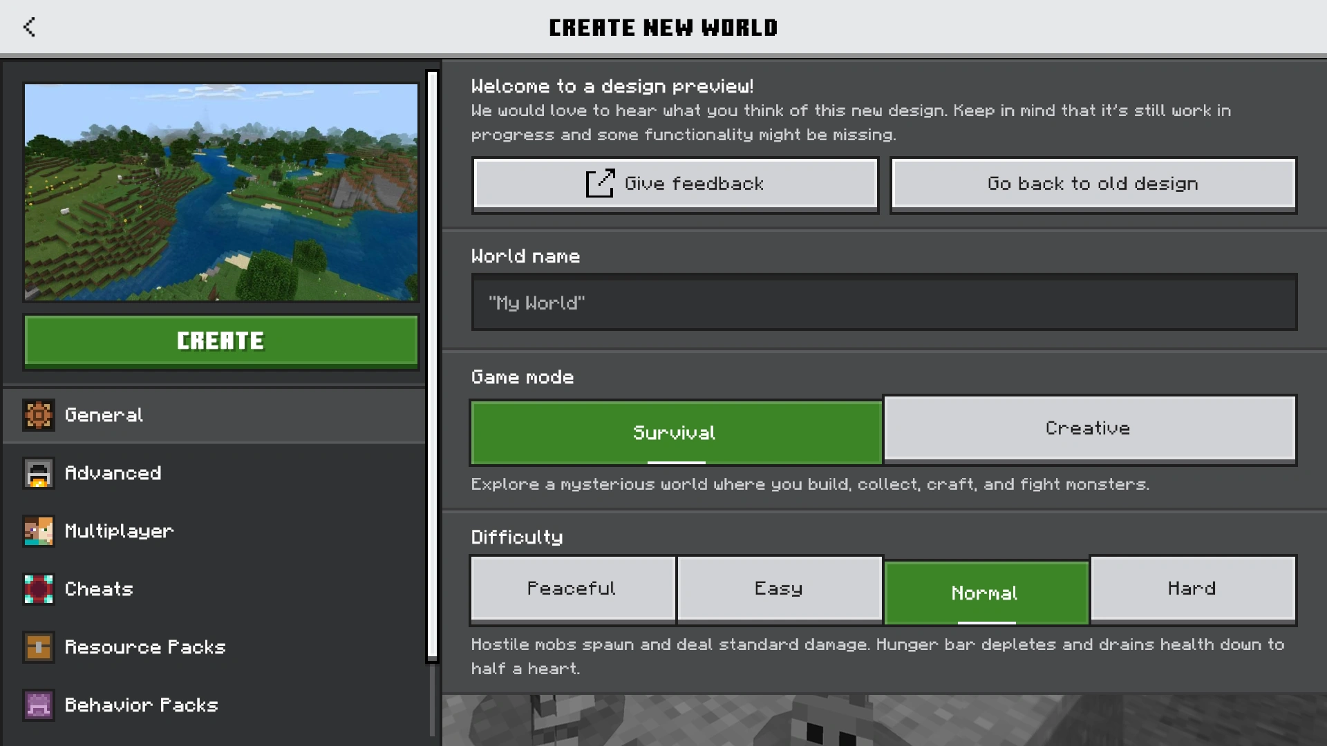 Minecraft: Bedrock Edition - Beginner's Guide to Menu Navigation