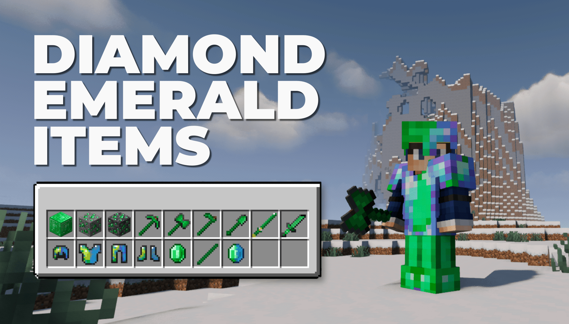 emerald dimension minecraft emerald tools