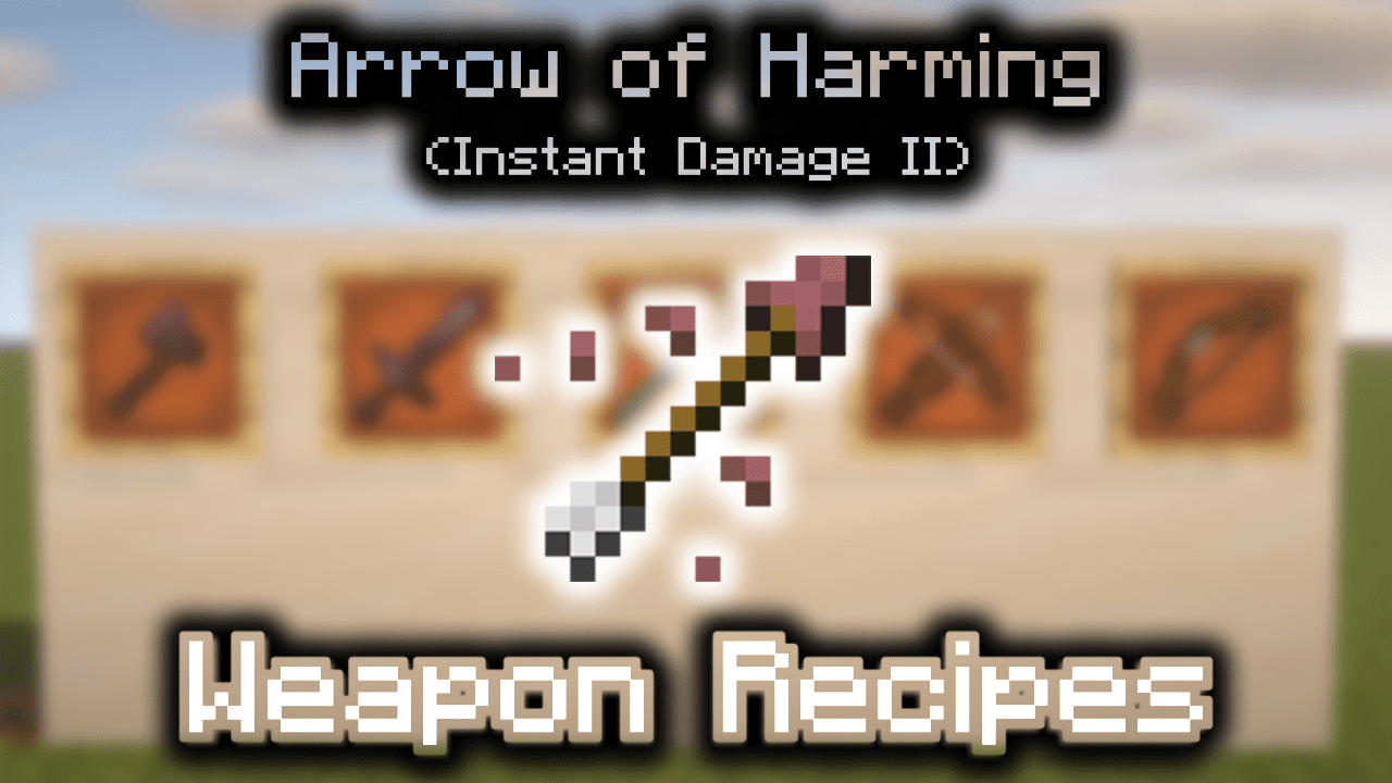 Arrow of Harming (Instant Damage II) - Wiki Guide - 9Minecraft.Net
