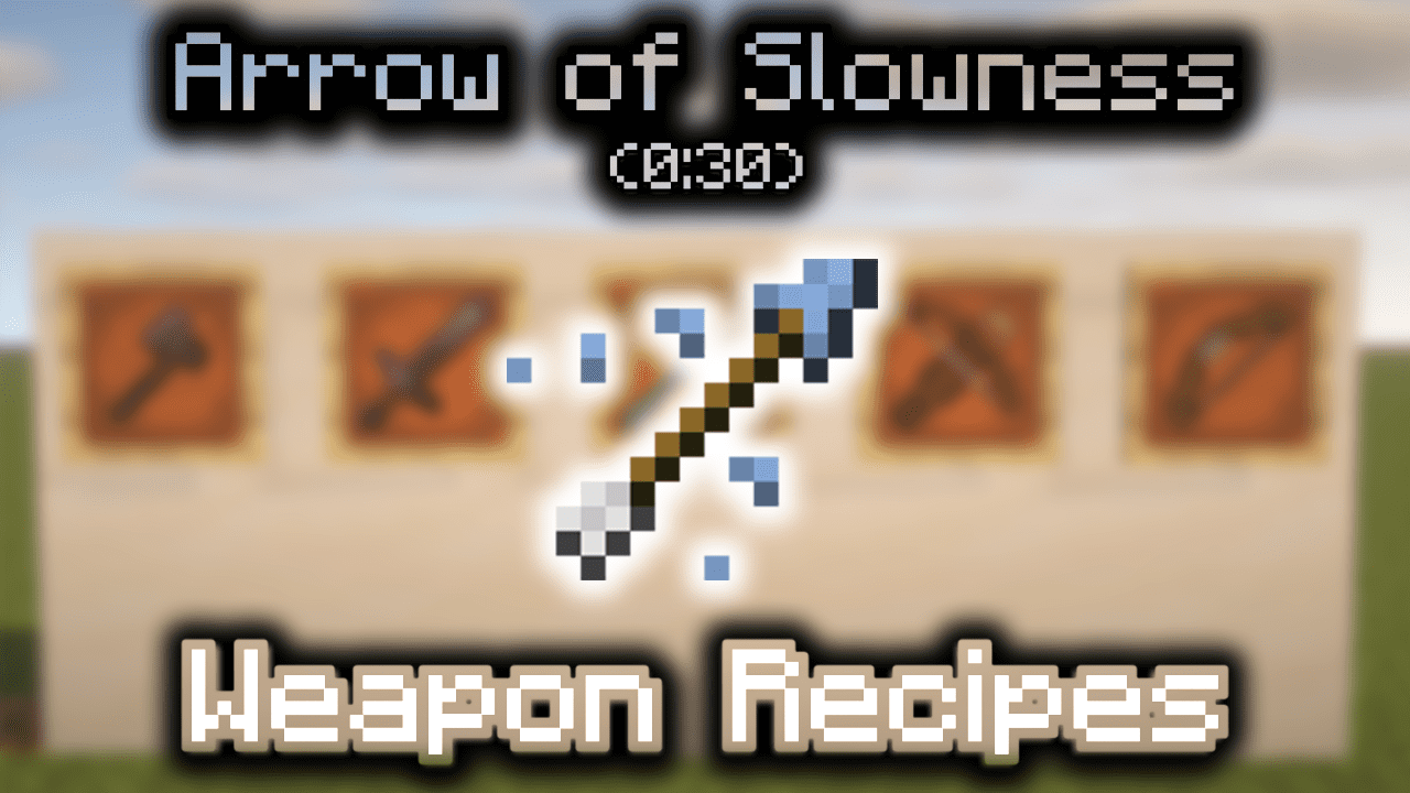 Minecraft How To Make A Arrow