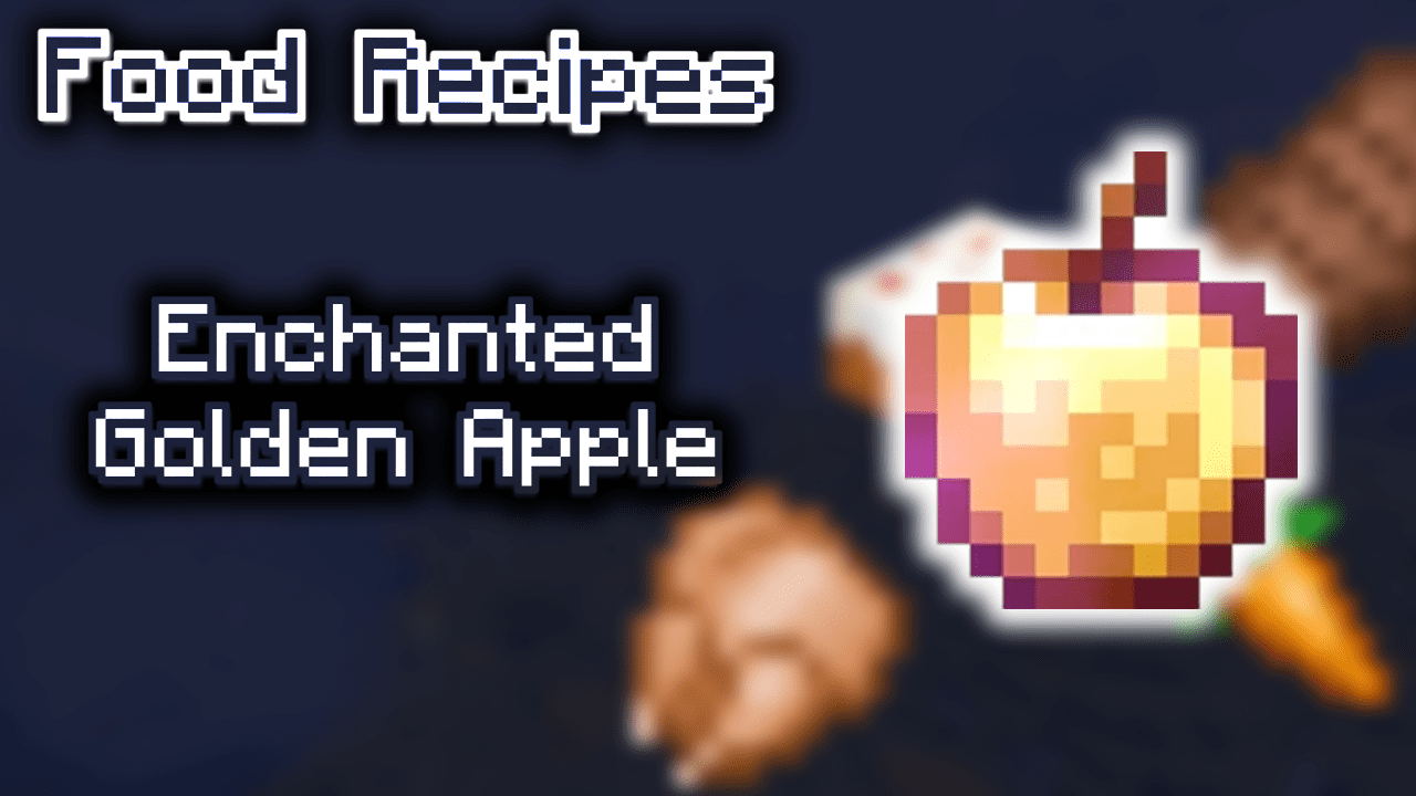 How rare is an enchanted golden apple in Minecraft?