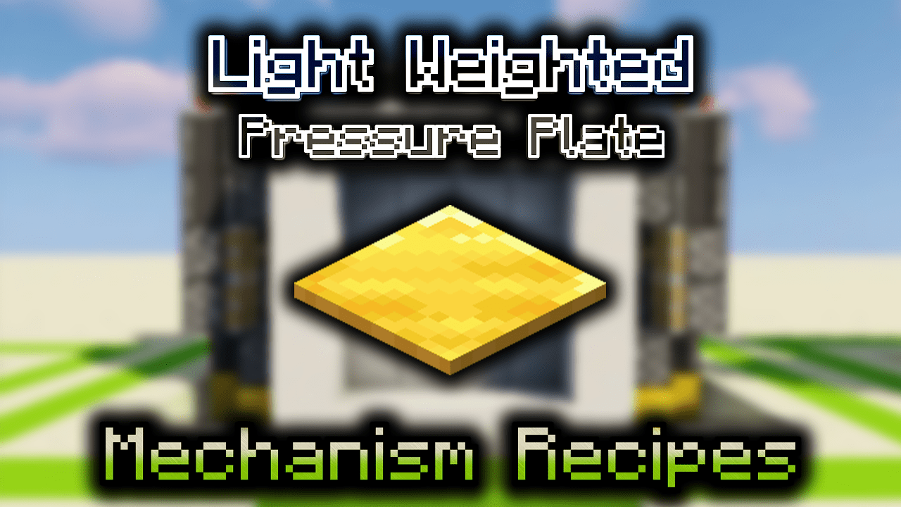 Pressure Plate Minecraft