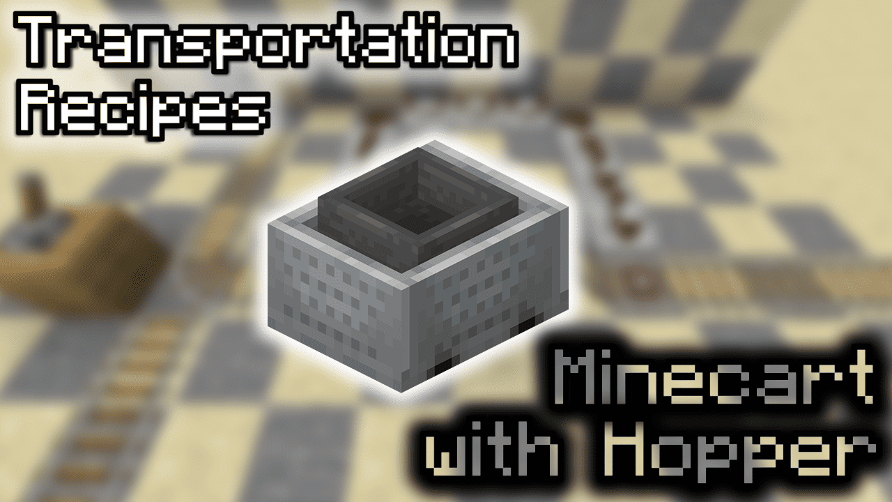 Minecart with Hopper Wiki Guide